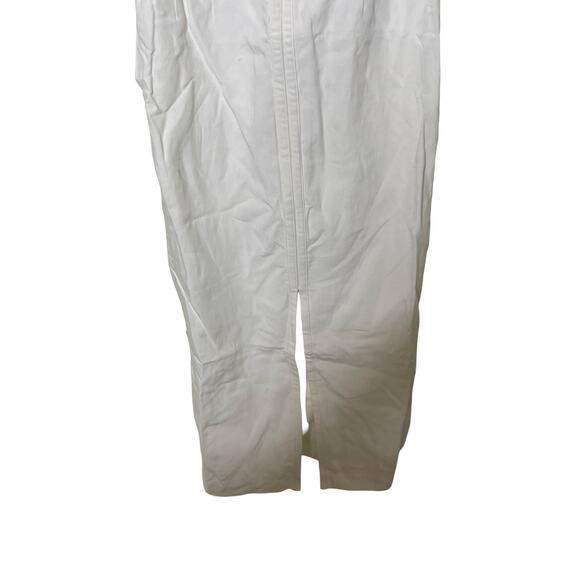 NWT Mara Hoffman Leonara off-the-shoulder Lyocell linen-blend midi dress sz 0 - Picture 5 of 11